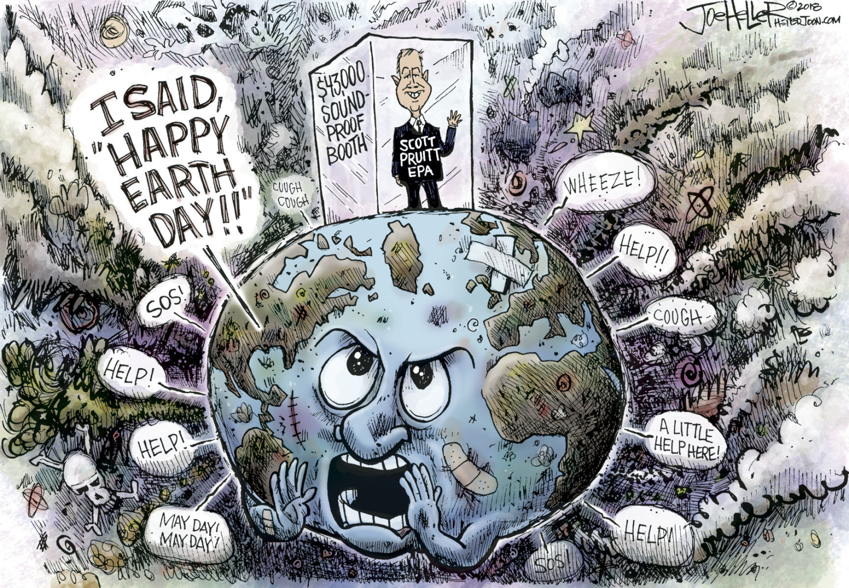 Earth Day by Joe Heller
